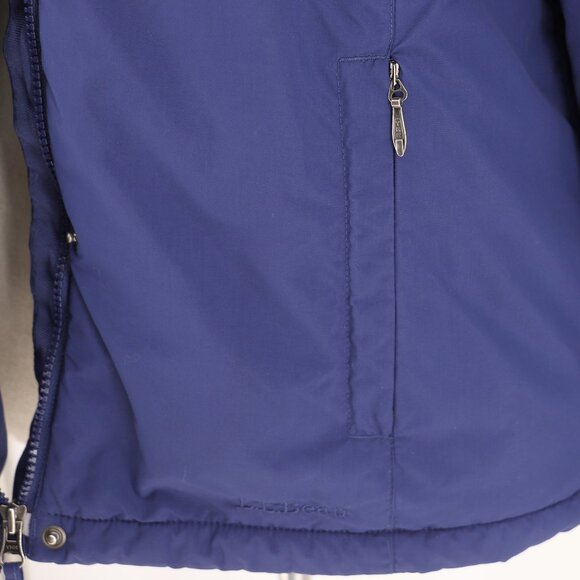 L.L.BEAN Women's Fleece Lined Zip-Up Jacket Thinsulate Blue Size L - Picture 6 of 8